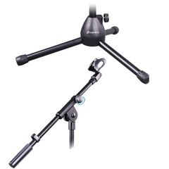 Pied de microphone de table (47-80cm)