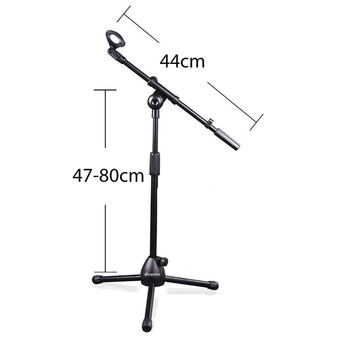 Pied de microphone de table (47-80cm)
