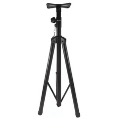 Stand d’enceinte Tripode noir avec goupille de sécurité