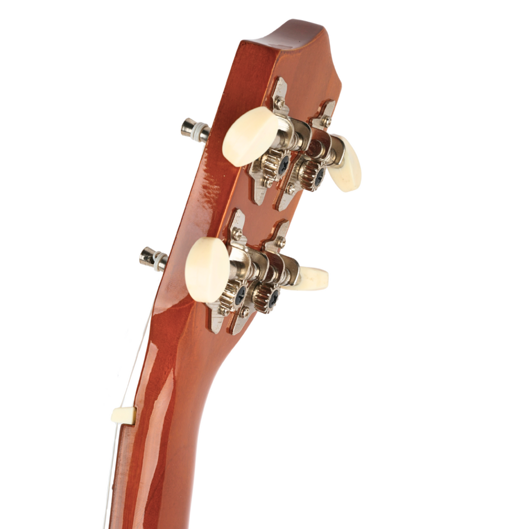 Ukulélé soprano, bois foncé