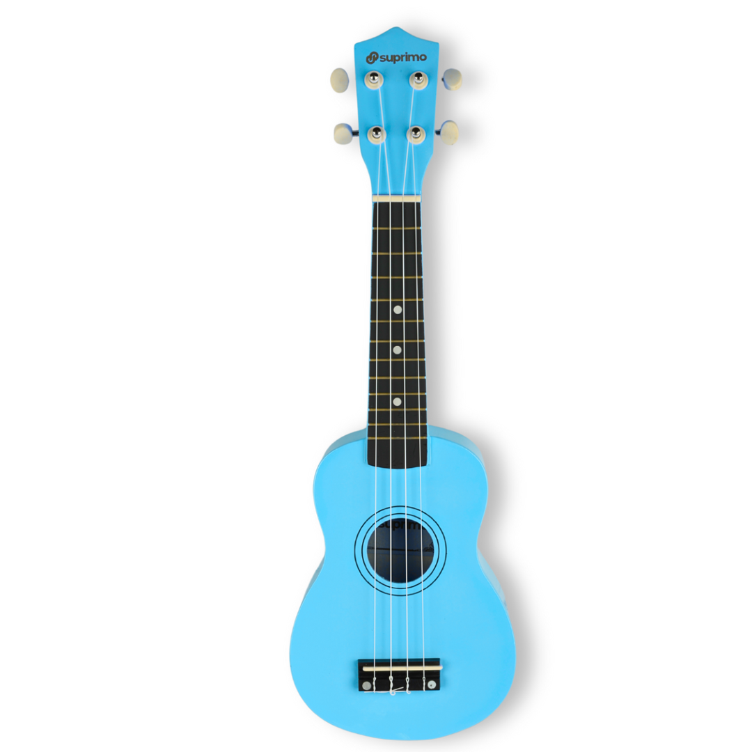 Ukulélé soprano, bleu