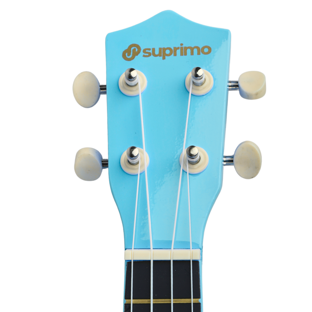 Ukulélé soprano, bleu