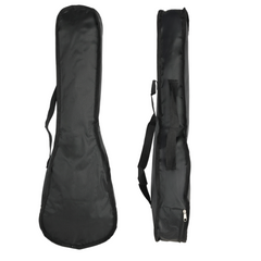 Ensemble d'ukulélé avec étui, accordeur et accessoires, bois naturel