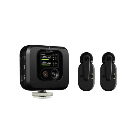 Shure MoveMic Two Bluetooth Ensemble caméra (2 Microphones)