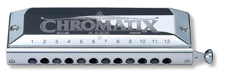 Suzuki SCX-48 Kromatisk mundharmonika - Tone: D