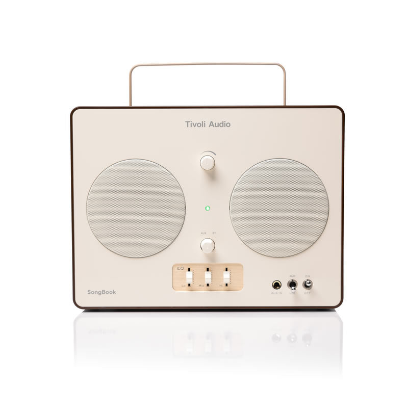 Tivoli Audio Song Book Bluetooth Speaker (Cream/Brown)