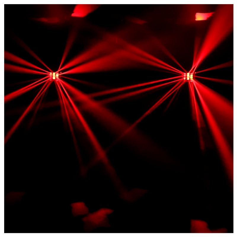 Light4Me Turbo Derby 4-en-1 – RGBW, UV, strobe & laser