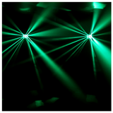 Light4Me Turbo Derby 4-en-1 – RGBW, UV, strobe & laser