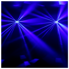 Light4Me Turbo Derby 4-en-1 – RGBW, UV, strobe & laser