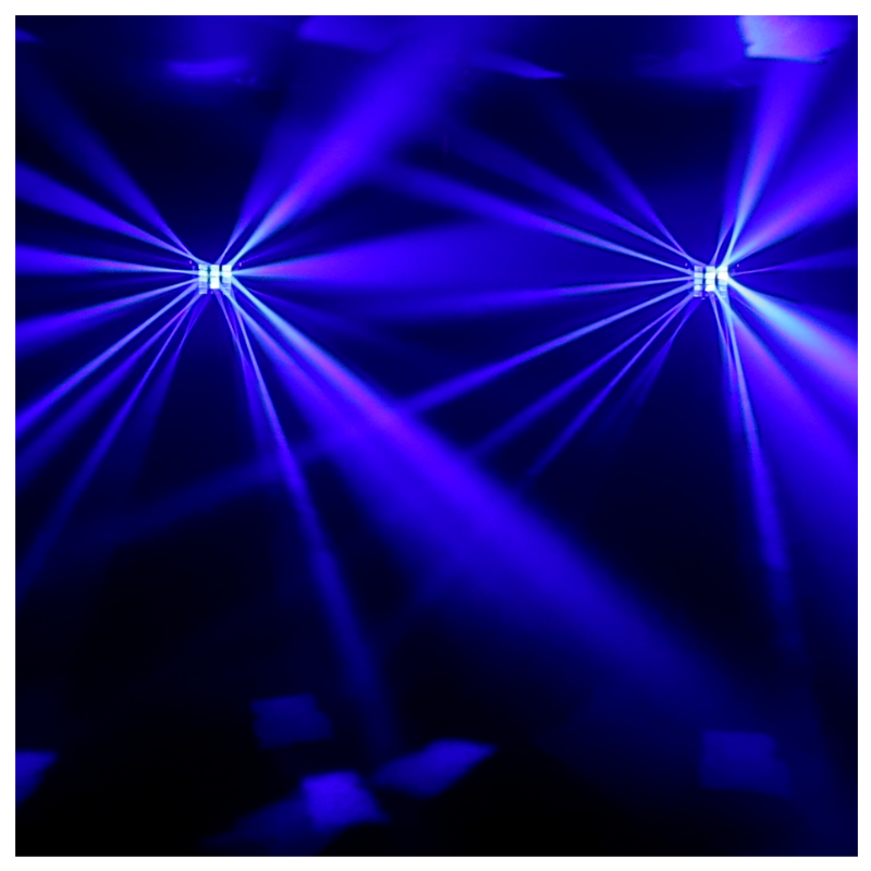 Light4Me Turbo Derby 4-en-1 – RGBW, UV, strobe & laser