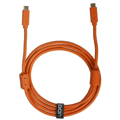 UDG Ultimate Cable USB 3.2 C-C Orange Droit 1,5m