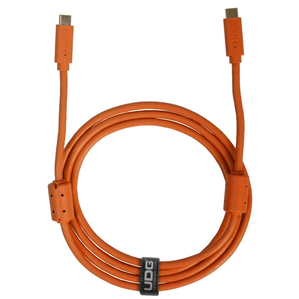 UDG Ultimate Cable USB 3.2 C-C Orange Droit 1,5m