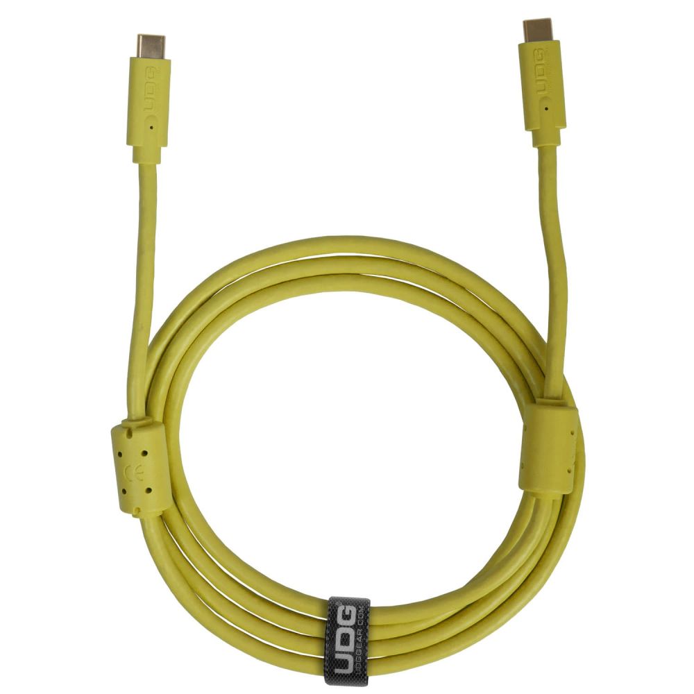 UDG Ultimate Cable USB 3.2 C-C Jaune Straight 1,5m