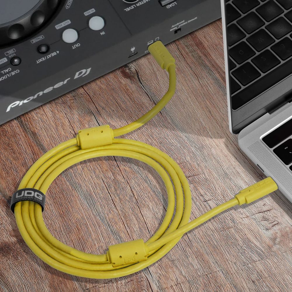 UDG Ultimate Cable USB 3.2 C-C Jaune Straight 1,5m