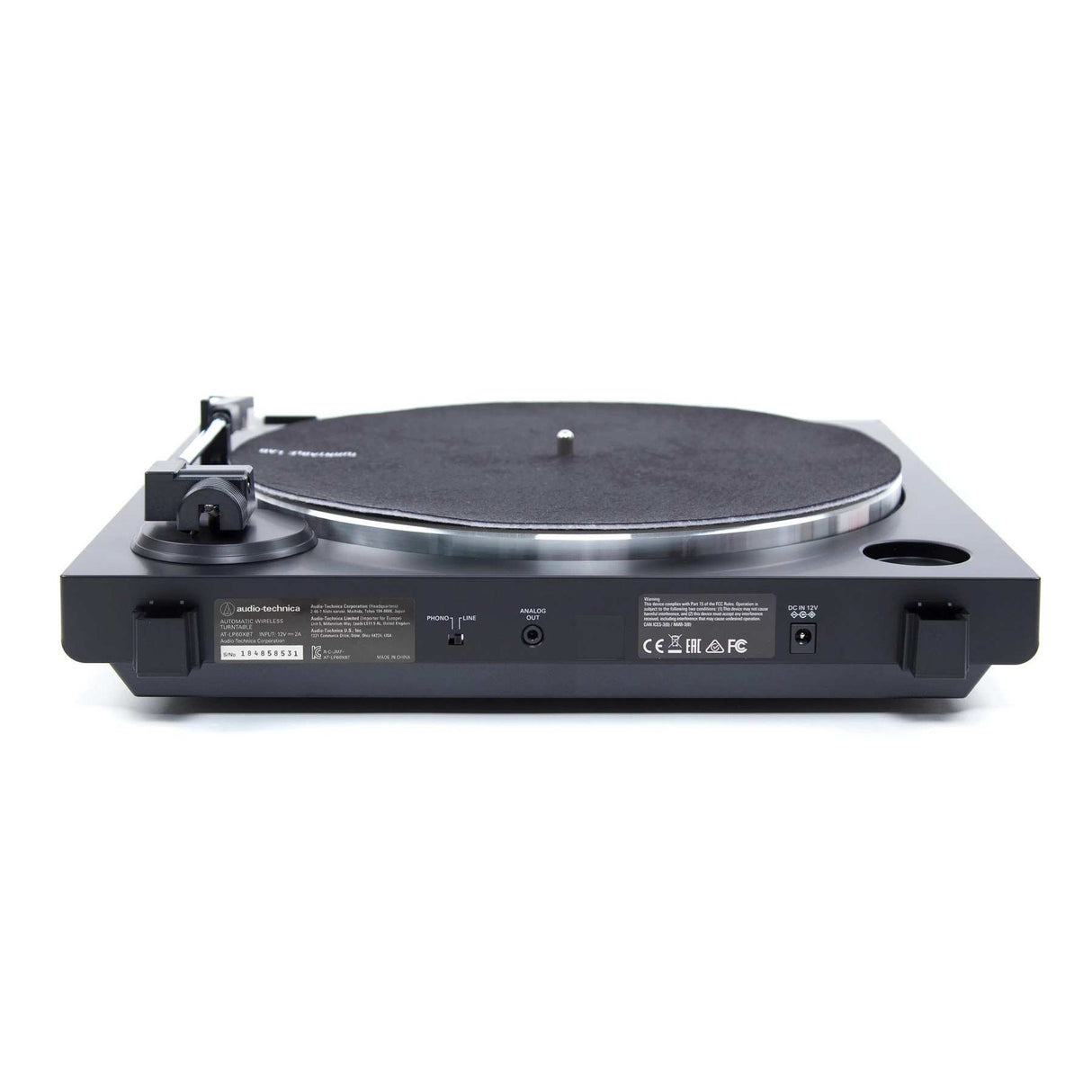 Audio-Technica AT-LP60XBT-WH + Pioneer DM-40BT-W Bluetooth speakers