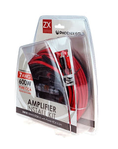 Phoenix Gold Kit de câbles amplificateur voiture 2 canaux (10mm2)