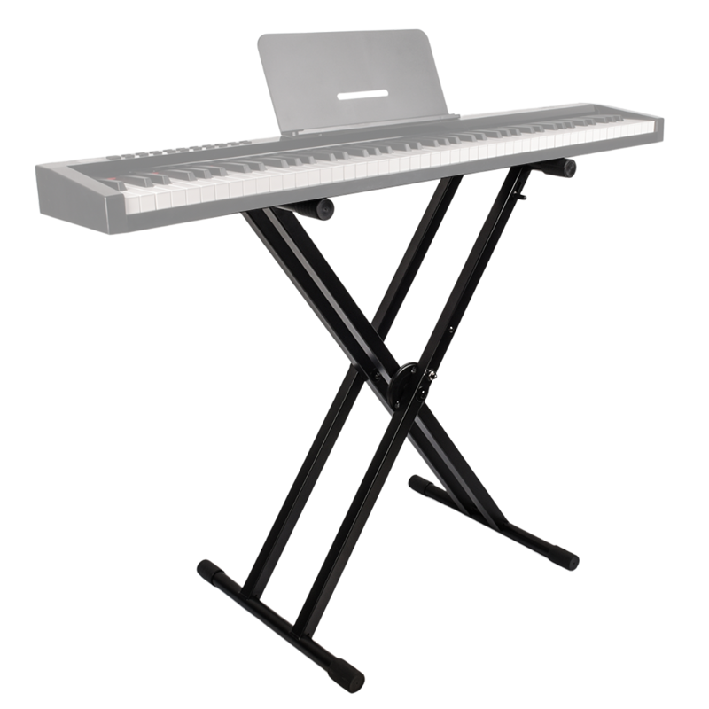 Support de clavier, auto-ajustable avec verrouillage de sécurité