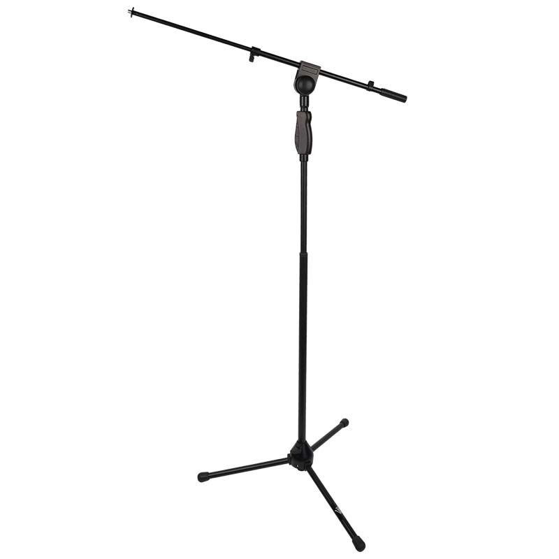 Pied de microphone avec bras articulé et verrouillage automatique