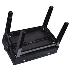 Banc de piano – Rangement et hauteur réglable (velours noir)