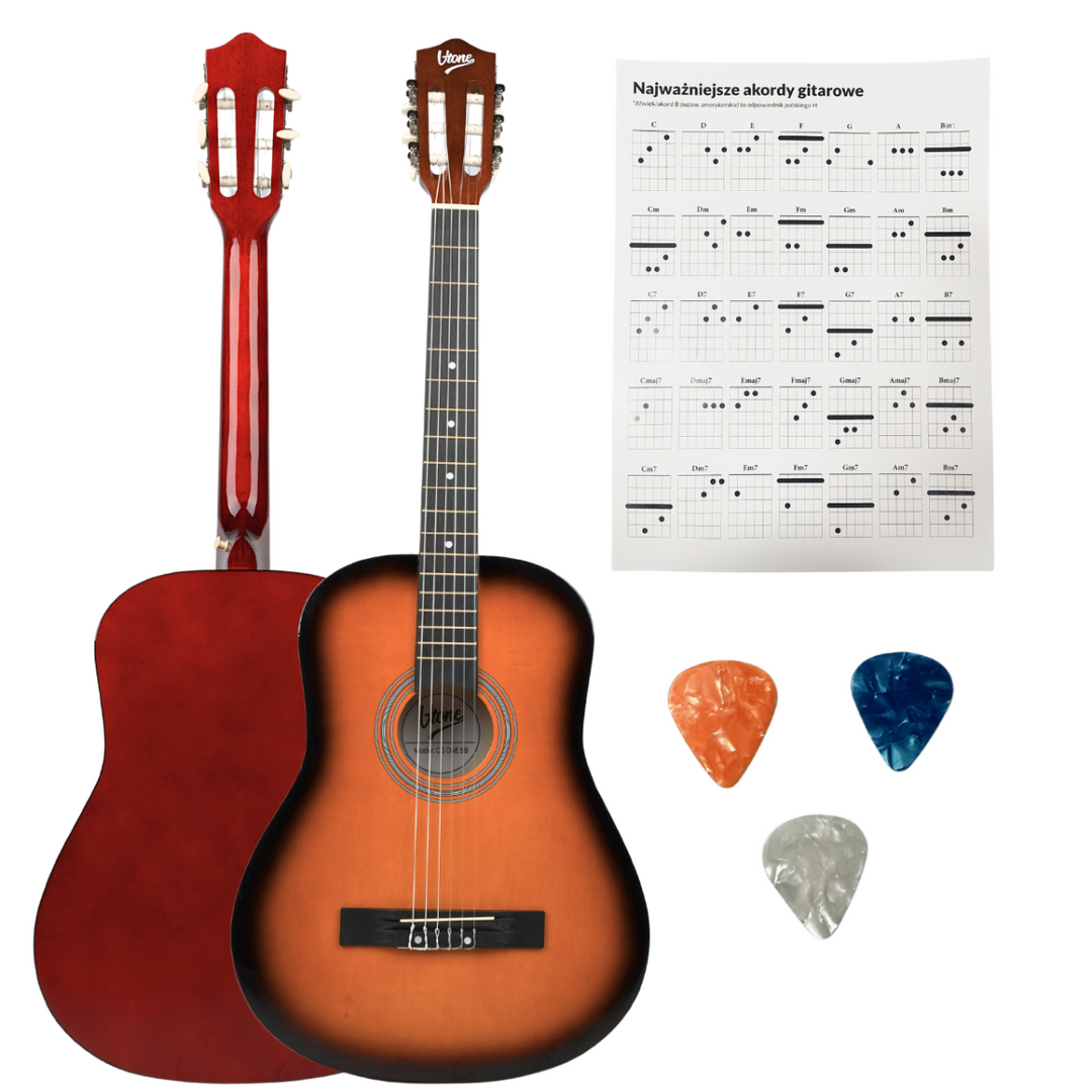 V-Tone BCG SB guitare classique pour débutant 4/4, Sunburst