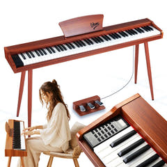 V-TONE BL-130 Piano électrique (Bois foncé)