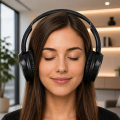 V-TONE ED PRO-1 HP Casque audio fermé over-ear, noir