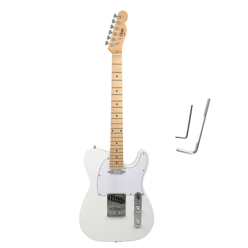 V-Tone ETL39 WH 4/4 guitare électrique, blanche