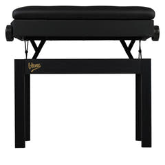 V-TONE Banquette de piano et de Craviers avec rangement, noire