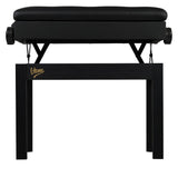 V-TONE Banquette de piano et de Craviers avec rangement, noire