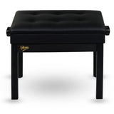 V-TONE Banquette de piano et de Craviers avec rangement, noire