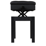 V-TONE Banquette de piano et de Craviers avec rangement, noire