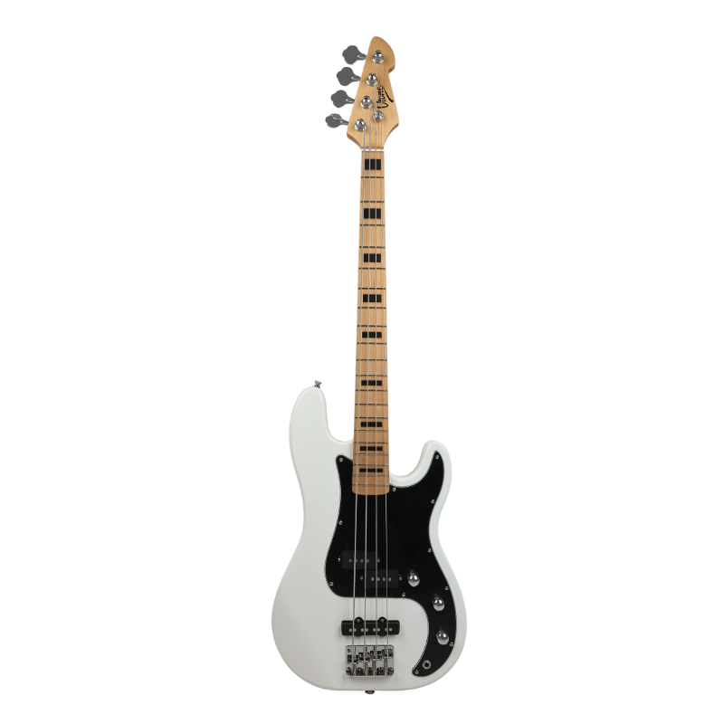 V-TONE PJB46 WH Basse électrique 4/4, blanche
