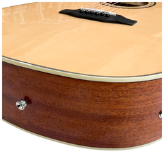 V-TONE VEAG1 CE NT Guitare électro-acoustique 4/4 Dreadnought Cutaway – Naturel