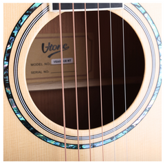 V-TONE VEAG1 CE NT Guitare électro-acoustique 4/4 Dreadnought Cutaway – Naturel