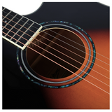 V-TONE VEAG1 CE VS guitare électro-acoustique 4/4 dreadnought pan coupé sunburst