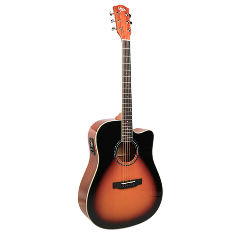 V-TONE VEAG1 CE VS elektro-akustisk guitar 4/4 dreadnought cutaway sunburst
