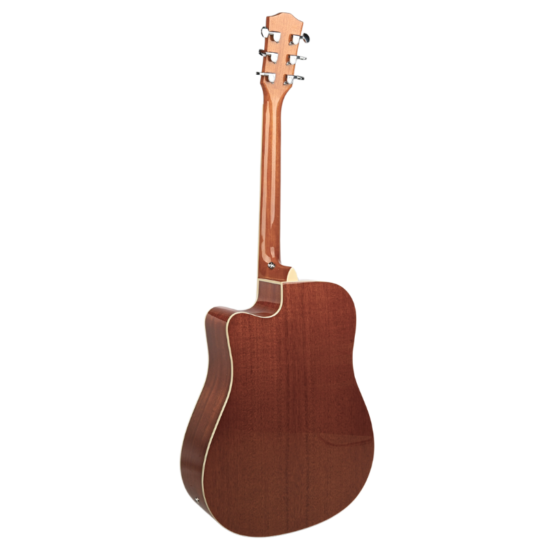 V-TONE VEAG1 CE VS guitare électro-acoustique 4/4 dreadnought pan coupé sunburst