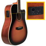 V-TONE VEAG1 CE VS guitare électro-acoustique 4/4 dreadnought pan coupé sunburst