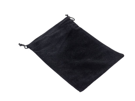 Pochette en Velours 15x20cm, Noir
