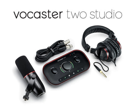 Focusrite Vocaster Two Studio Podcaster Interfaces audio