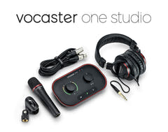 Focusrite Vocaster One Studio Podcaster Interfaces audio