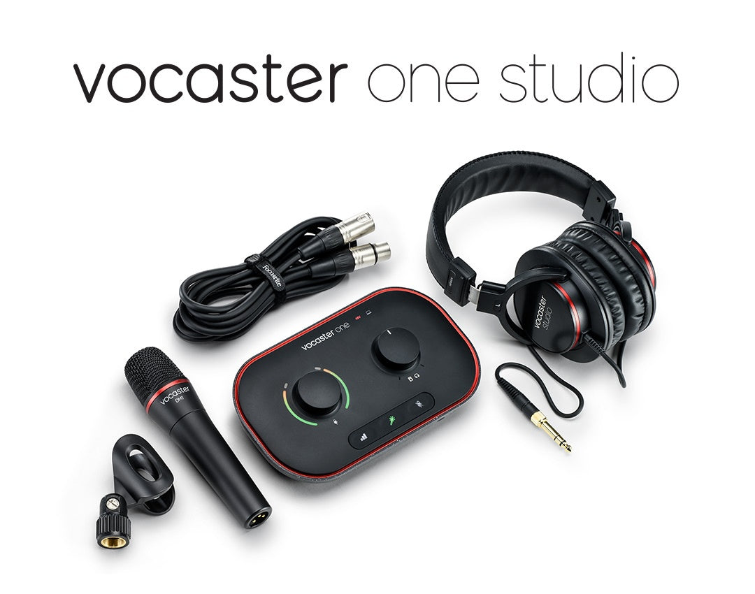 Focusrite Vocaster One Studio Podcaster Interfaces audio