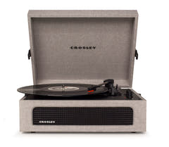 Crosley Voyager Platine Vinyle Bluetooth bidirectionnel (Gris)