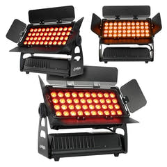 Evolights 40x10W RGBW wall washer – IP65