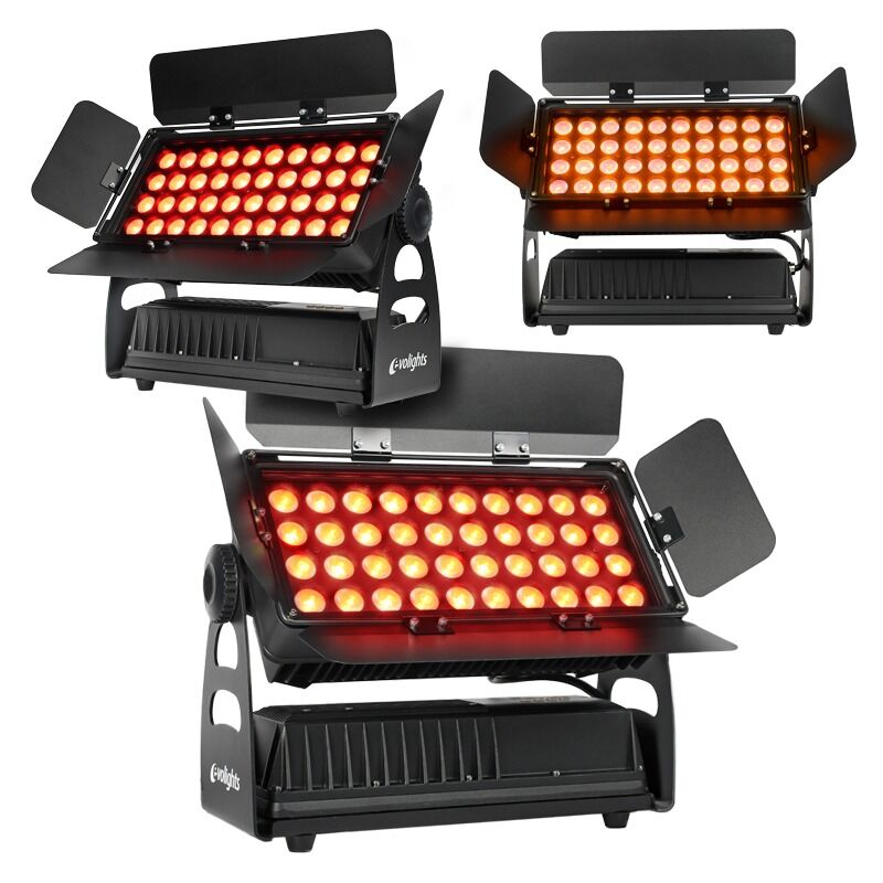 Evolights 40x10W RGBW wall washer – IP65