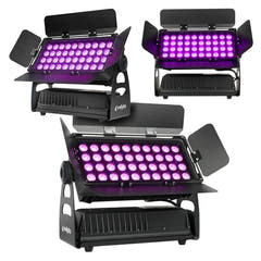 Evolights 40x10W RGBW wall washer – IP65
