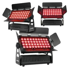 Evolights 40x10W RGBW wall washer – IP65