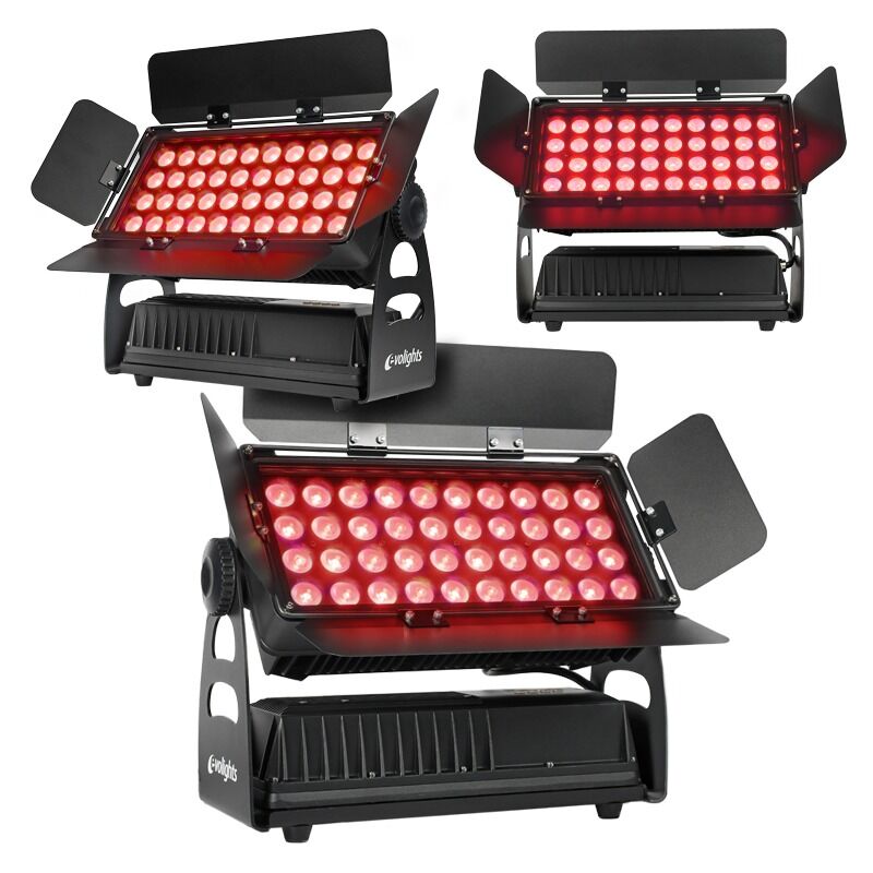 Evolights 40x10W RGBW wall washer – IP65