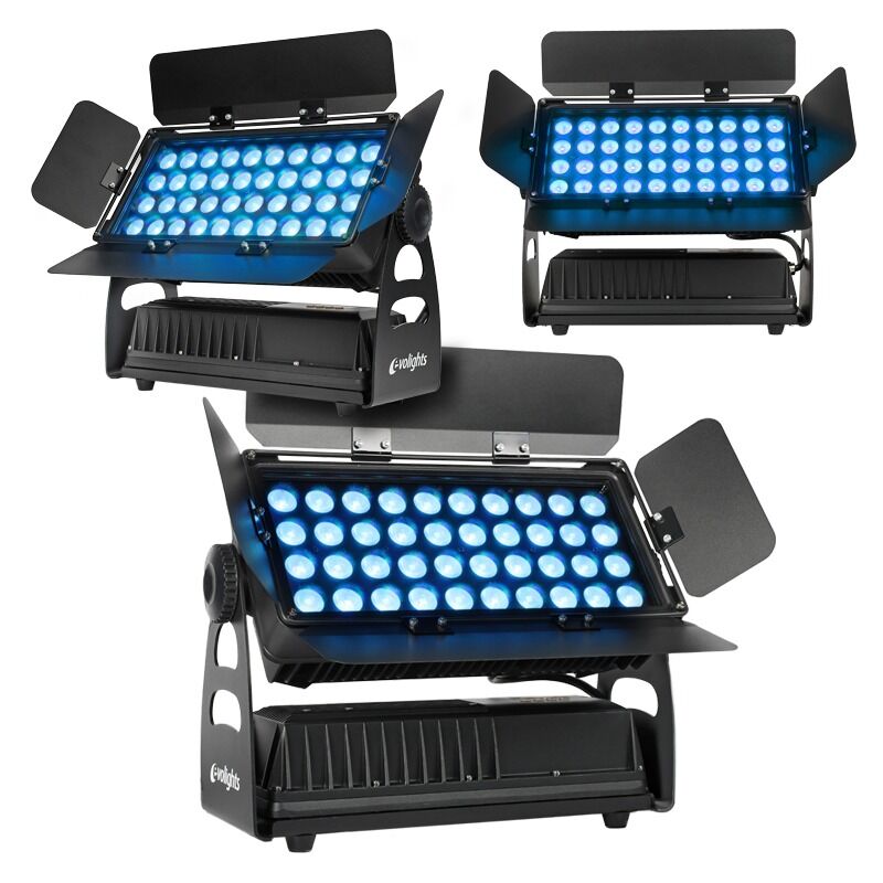 Evolights 40x10W RGBW wall washer – IP65