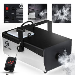 Light4Me Fog 1200 V2 Machine à brouillard 1200W avec télécommande sans fil & DMX